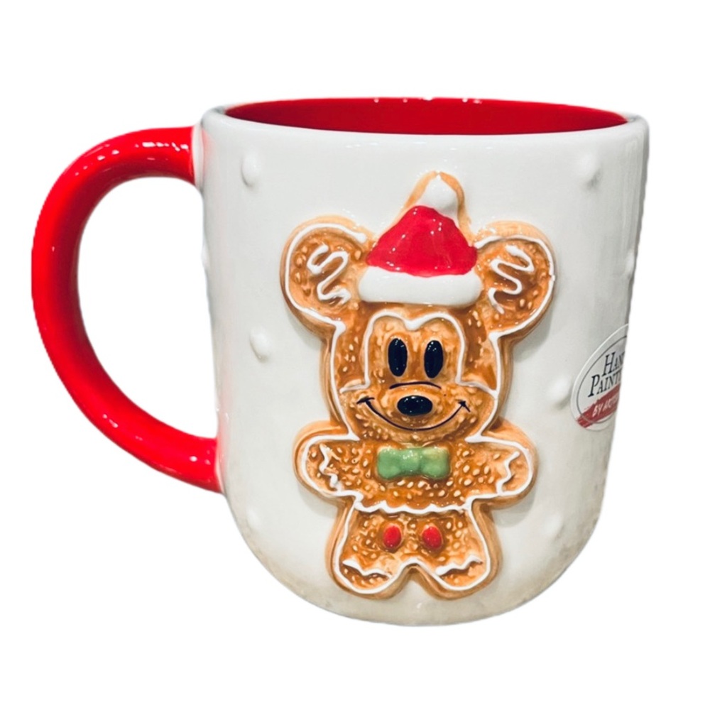 Disney Gingerbread Mickey Mouse Christmas Mug